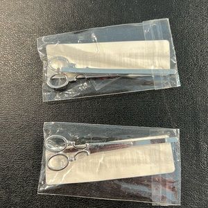 Silver Scissor Hair Pins